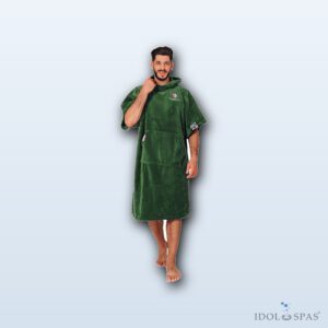 Canadian Spa International Unisex-Poncho Grün, Gr. XL