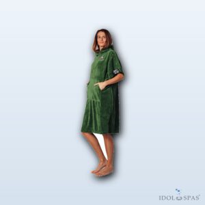 Canadian Spa International Unisex-Poncho Grün, Gr. L