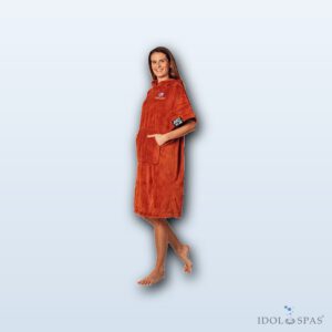 Canadian Spa International Unisex Poncho Orange, size L