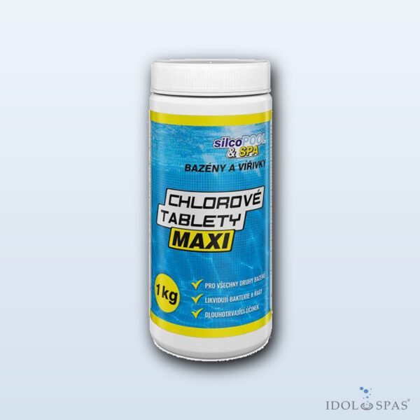 Silcopool&spa Chlorové tablety MAXI 1 kg