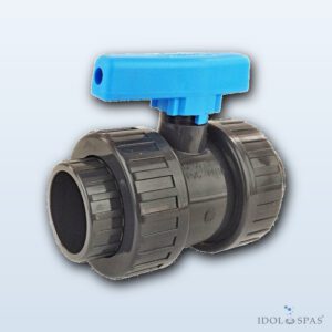 PVC-Kugelhahn 48 mm Klebe/Klebe