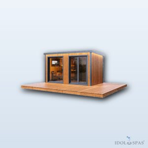 Modular Sauna APEX Duo (4.20 m) with Integrated Shower