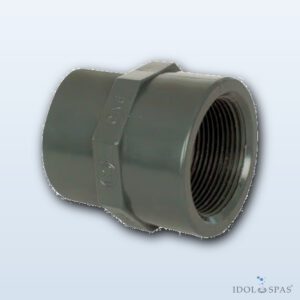PVC tvarovka – mufna přechodová redukovaná 25–20 x 3/4" int.