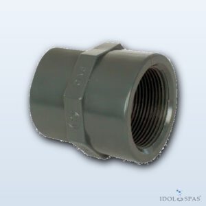 PVC tvarovka – mufna přechodová redukovaná 40–32 x 1 1/4" int.