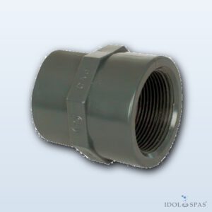 PVC tvarovka – mufna přechodová redukovaná 50–40 x 1 1/2" int.