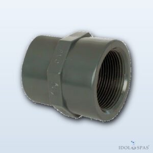 PVC tvarovka – mufna přechodová redukovaná 63–50 x 2" int.