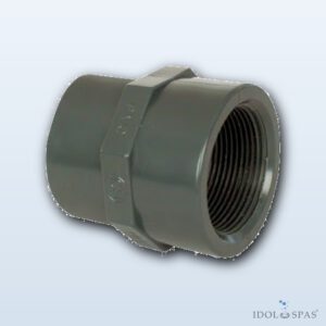 PVC tvarovka – mufna přechodová redukovaná 75–63 x 2 1/2" int.