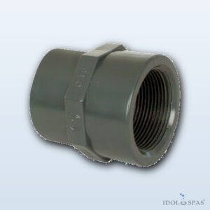 PVC tvarovka – mufna přechodová redukovaná 110–90 x 3" int.