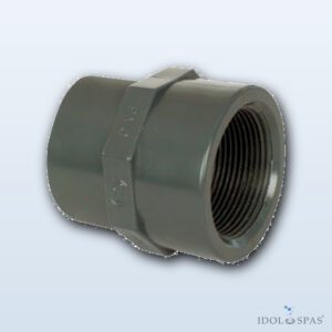 PVC tvarovka – mufna přechodová redukovaná 110–90 x 4" int.