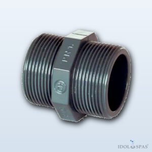 PVC fitting - Double nipple 2“ ext.