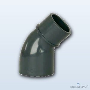 PVC Fitting - 45° Elbow 50 int. x 50 ext.