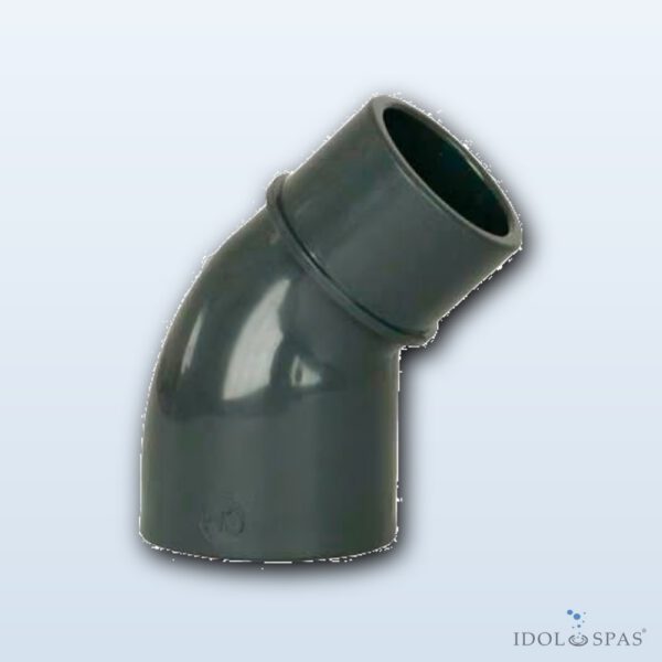 PVC Fitting - 45° Elbow 50 int. x 50 ext.