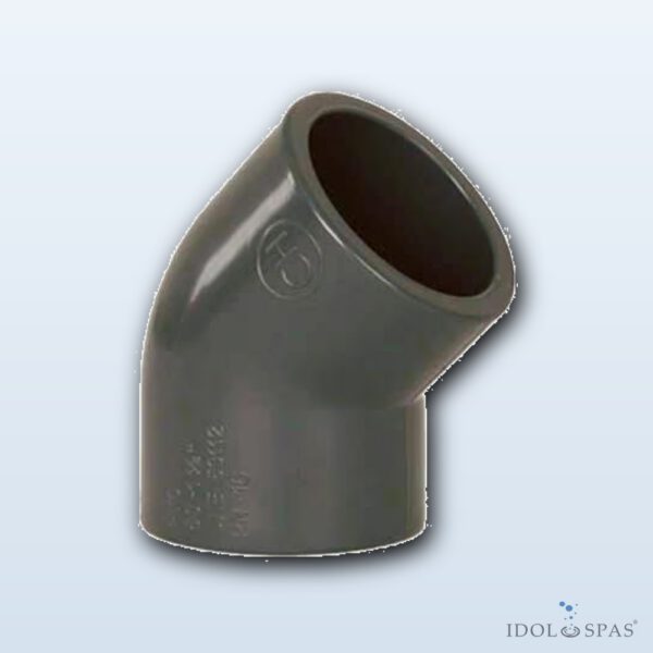 PVC Fitting - 45° Elbow 75 mm