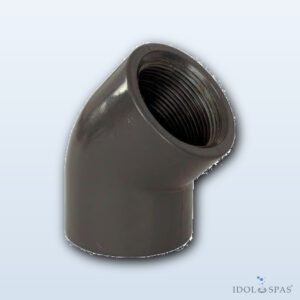 PVC Fitting - 45° Elbow 63 x 2“ int.