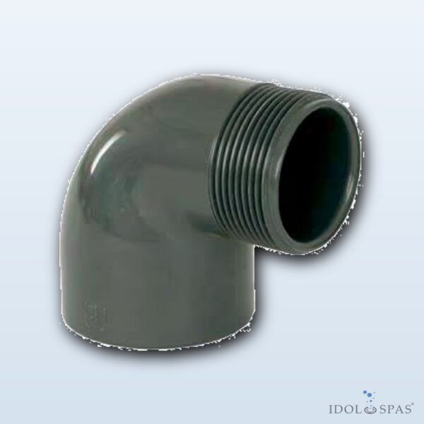 PVC Fitting - 90° Elbow 50 x 1 1/2“ ext.