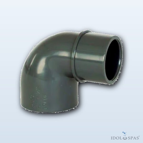 PVC Fitting - 90° Elbow 50 int. x 50 ext.