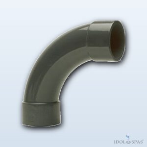 PVC sweep bend 90° 50 mm (0213600050)