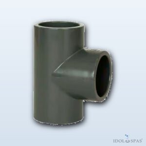 PVC tee 90° 40 mm (0216600040)
