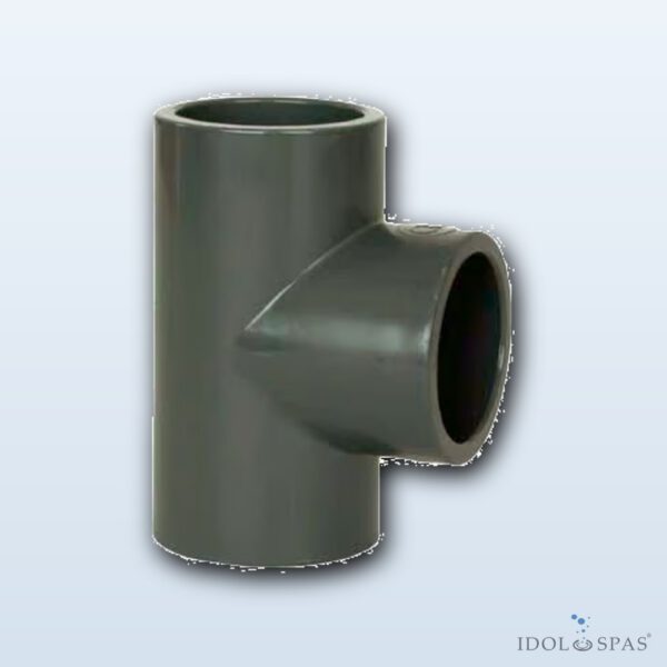 PVC tee 90° 40 mm (0216600040)