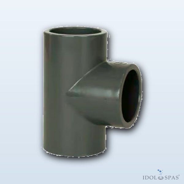PVC tee 90° 50 mm (0216600050)