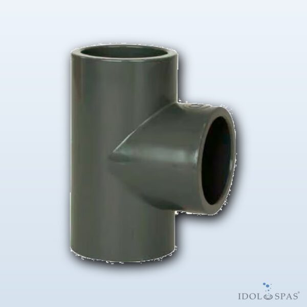 PVC tee 90° 63 mm (0216600063)