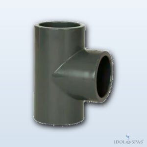 PVC tee 90° 75 mm (0216600075)
