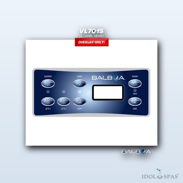 Balboa Ovládací panel VL701S Polep/nálepka 10430