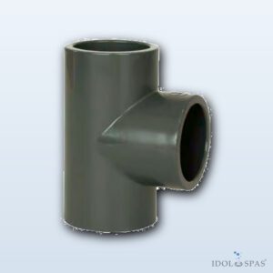PVC tee 90° 200 mm (0216600200)