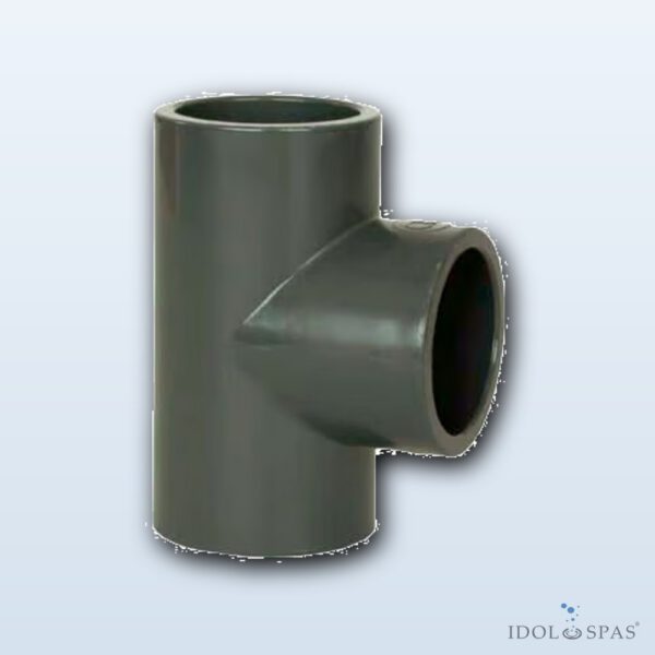 PVC tee 90° 200 mm (0216600200)
