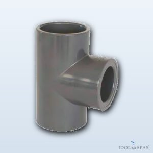 PVC tvarovka T-kus 90° redukovaný 75 x 50 mm (0217607550)