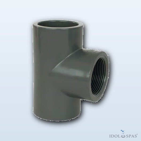 PVC tvarovka T-kus 90° 20 mm x 1/2" vnitřní závit (0218602003)