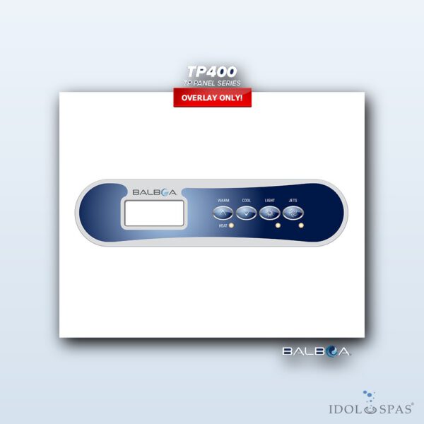 Balboa Ovládací panel TP400W Polep/nálepka 12510
