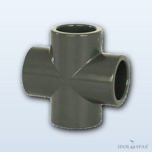 PVC tvarovka kříž 32 mm