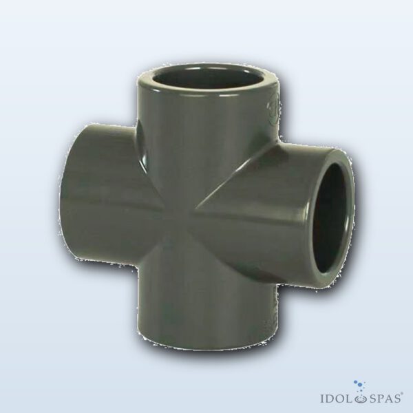 PVC tvarovka kříž 40 mm