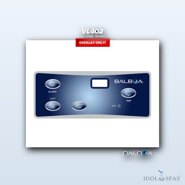 Balboa Bedienpanel VL402 Aufkleber/Folie 10668