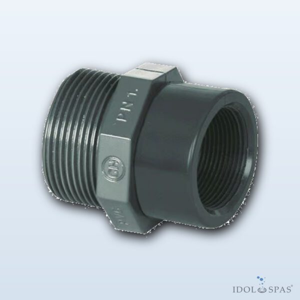 PVC Fitting - Reducer 1/2" ext. x 3/8" int.