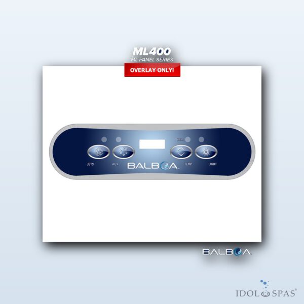 Balboa Bedienpanel ML400 - Overlay/Aufkleber (11345)