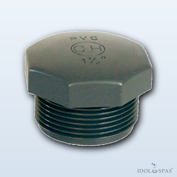 PVC fitting - Plug 3/8" ext.