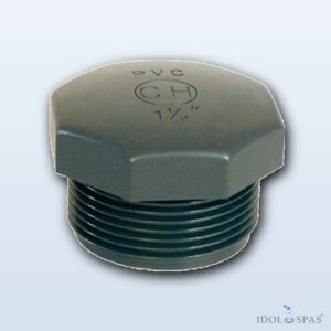 PVC fitting - Plug 1/2" ext.