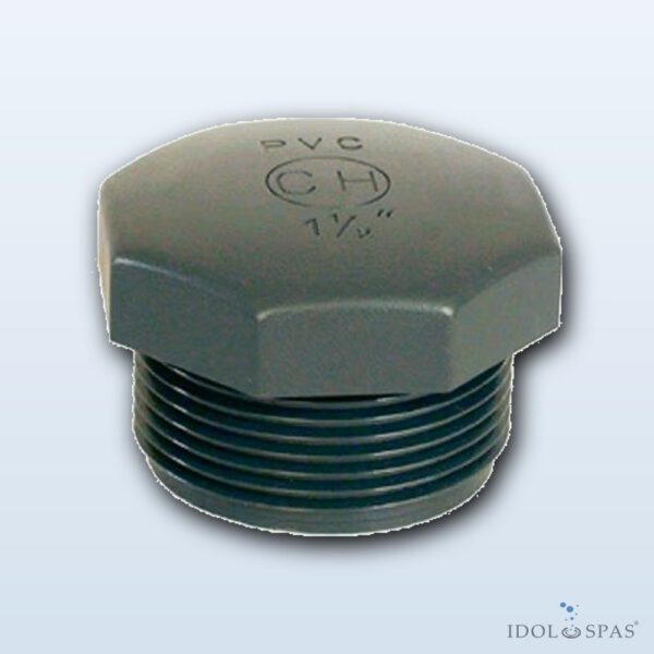 PVC fitting - Plug 1/2" ext.