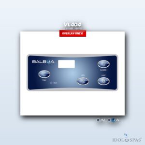 Balboa Bedienpanel VL404 - Overlay/Aufkleber (10307)