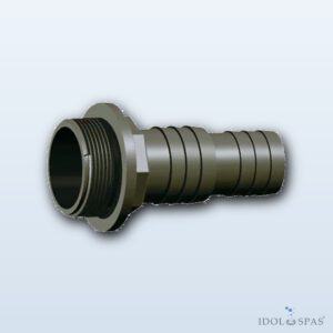 PVC fitting - Hose tail 32/38 x 1 1/2" + O-ring