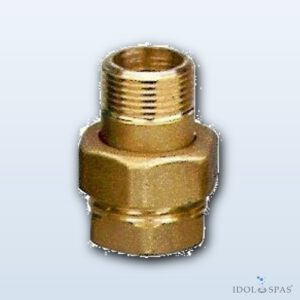 Brass union 3/4", int/ext