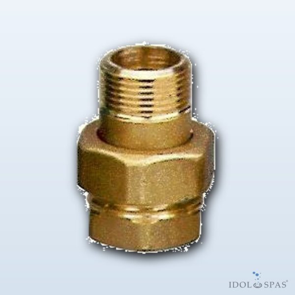 Brass union 3/4", int/ext