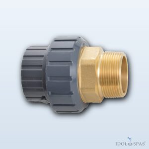 PVC Fitting - Union 63 x 2" male brass