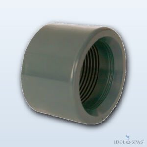 PVC Fitting - Short Insert Reducer with Thread 20 x 3/8" female