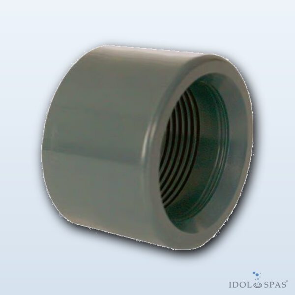 PVC Fitting - Short Insert Reducer with Thread 25 x 3/8" female