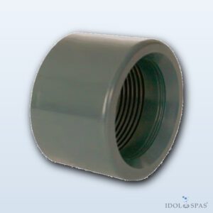 PVC tvarovka – redukce krátká vkládací se závitem 90 × 2 1/2" int.