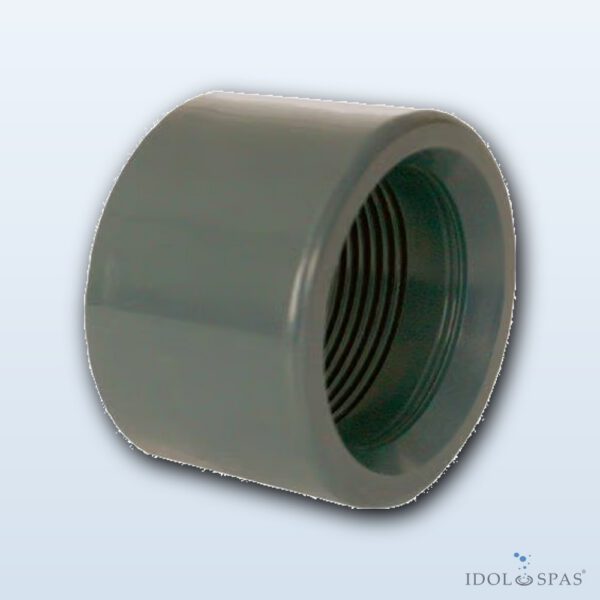 PVC tvarovka – redukce krátká vkládací se závitem 90 × 2 1/2" int.