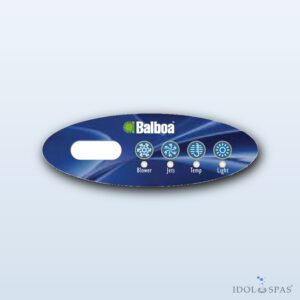 Balboa Bedienpanel VL200 - Overlay/Aufkleber (11095)